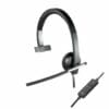 Logitech USB Headset Mono H650e Wired Head-band Office/Call center Black, Grey