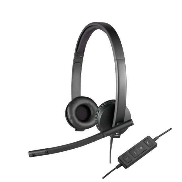 Logitech USB Headset H570e Stereo Wired Head-band Office/Call center Black