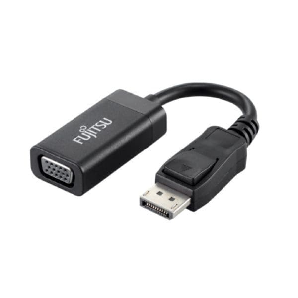 Fujitsu S26391-F6055-L280 video cable adapter 0.0188 m DisplayPort VGA (D-Sub) Black