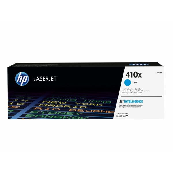 HP 410X High Yield Cyan Original LaserJet Toner Cartridge