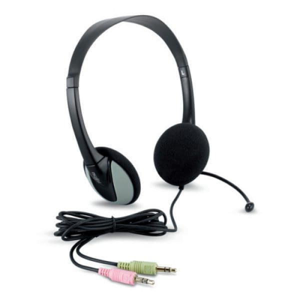 Fujitsu S26391-F7139-L51 headphones/headset Wired Head-band Calls/Music Black, Grey