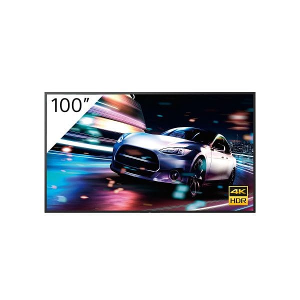 Sony FW-100BZ40J Signage Display Digital signage flat panel 2.54 m (100") VA Wi-Fi 600 cd/m² 4K Ultra HD Black Android