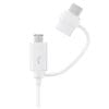 Samsung EP-DG930 USB cable 1.5 m USB 2.0 USB A USB C/Micro-USB B White