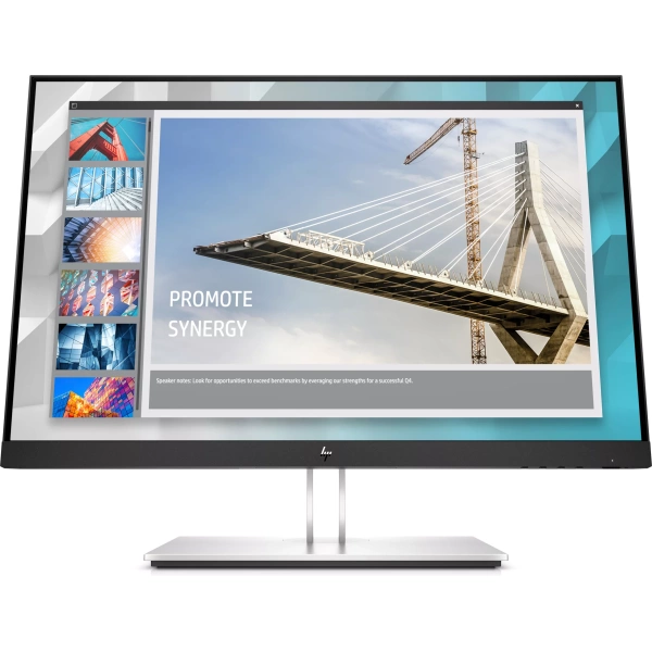 HP E-Series E24i G4 61 cm (24″) 1920 x 1200 pixels WUXGA Black, Silver