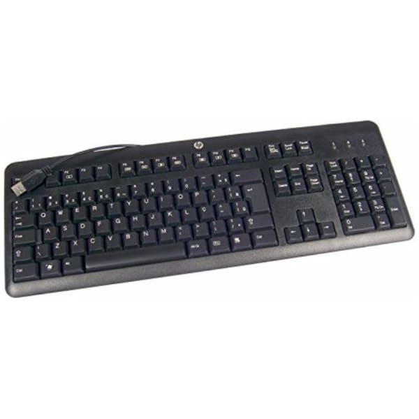 HP 672647-063 keyboard USB Italian Black