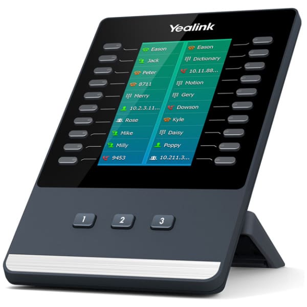 Yealink EXP50 IP add-on module Black, Grey 23 buttons