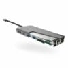 ALOGIC Ultra USB-C Dock PLUS - 2 x USB-A (USB 3.0); 1 x USB-C (Data/PD 100W); 1 x Micro SD Card Slot; 1 x SD Card Slot; 1 x HDMI 4K @30Hz; 1 x Mini DP 4K@30Hz; 1 x Gigabit Ethernet - Space Grey