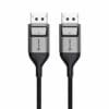 ALOGIC ULDP01-SGR DisplayPort cable 1 m Black, Grey
