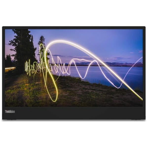 Lenovo ThinkVision M15 39.6 cm (15.6") 1920 x 1080 pixels Full HD LED Black