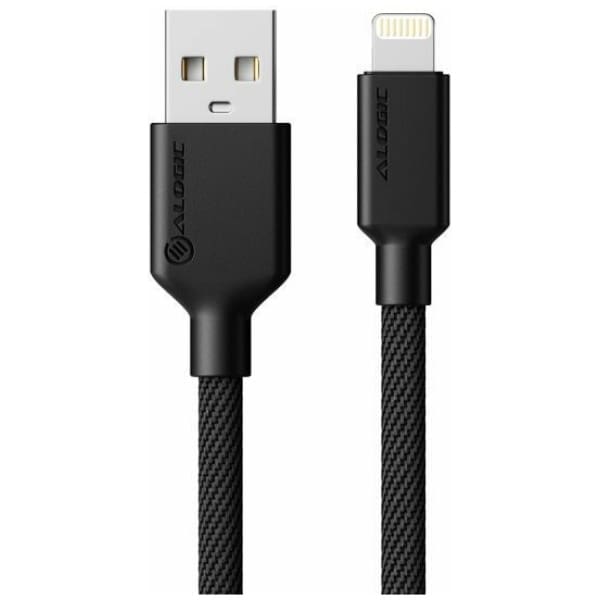 ALOGIC Elements Pro USB 2.0 USB-A to Lightning Cable 1m - Black
