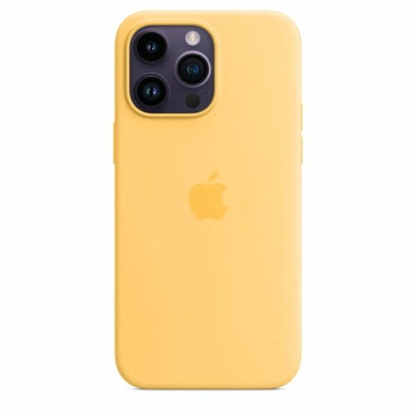 Apple MPU03ZM/A mobile phone case 17 cm (6.7") Cover Yellow