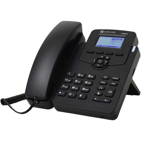 AudioCodes 405HD IP phone Black 2 lines LCD