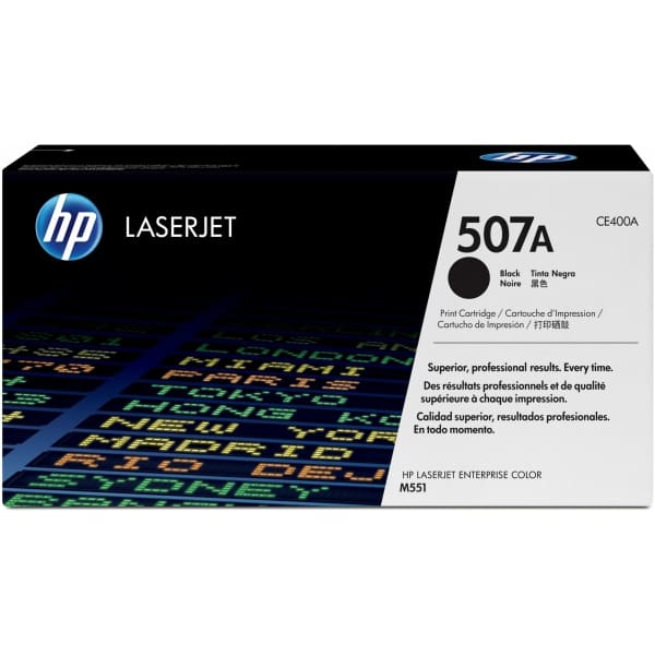 HP 507A Black Original LaserJet Toner Cartridge