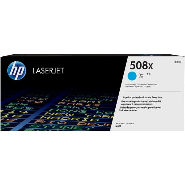 HP 508X High Yield Cyan Original LaserJet Toner Cartridge