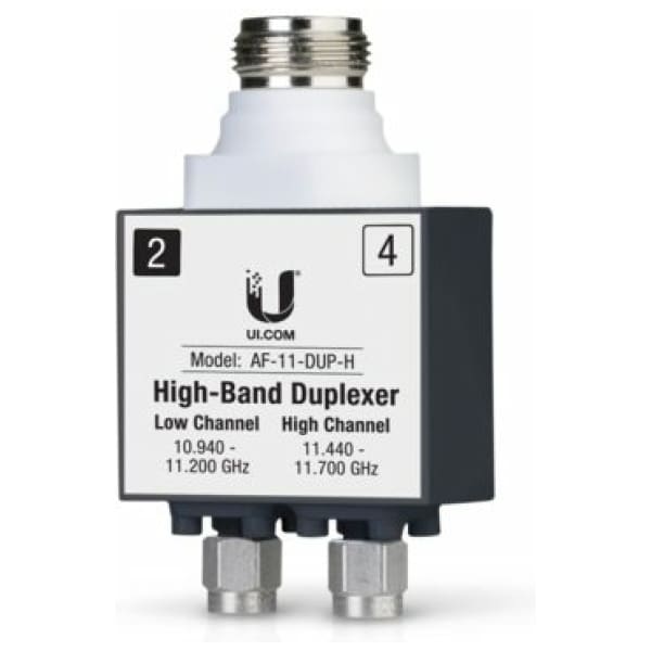 Ubiquiti Networks AF-11-DUP-H fibre optic adapter 1 pc(s) Black, Silver, White