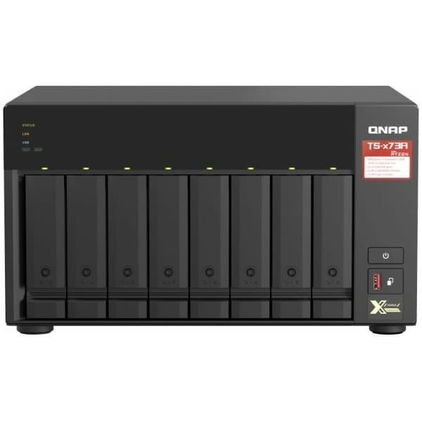 QNAP TS-873A NAS Tower Ethernet LAN Black V1500B