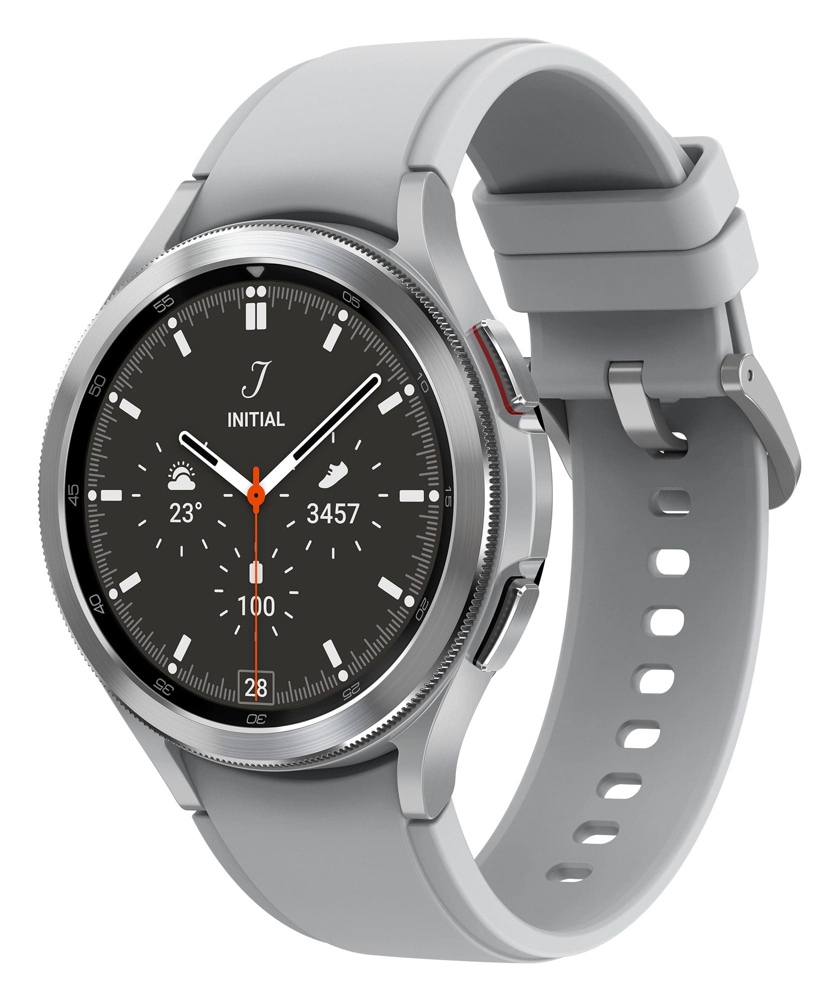 Samsung Galaxy Watch4 Classic 3.56 cm (1.4″) Super AMOLED 46 mm 4G Silver GPS (satellite)