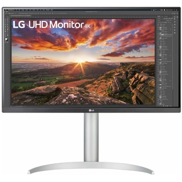 LG 27UP85NP-W.BEK LED display 68.6 cm (27") 3840 x 2160 pixels 4K Ultra HD Silver