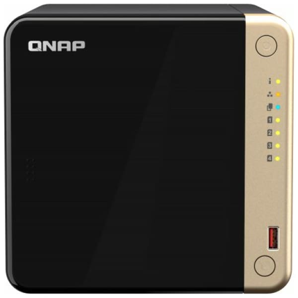 QNAP TS-464 NAS Tower Ethernet LAN Black N5095