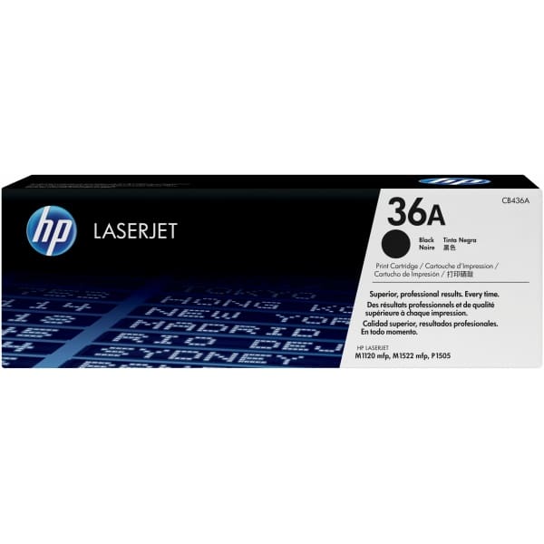 HP 36A Black Original LaserJet Toner Cartridge