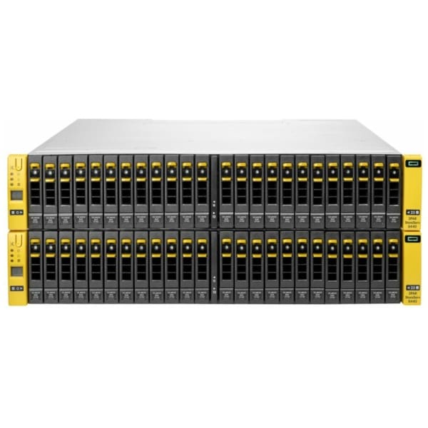 Hewlett Packard Enterprise 3PAR 8440 Storage server Rack (4U) Ethernet LAN Black, Yellow