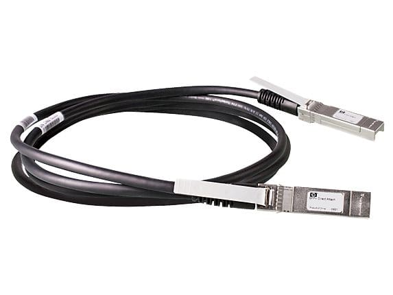 Hewlett Packard Enterprise 10G SFP+ to SFP+ 3m Direct Attach Copper InfiniBand cable SFP+ Black