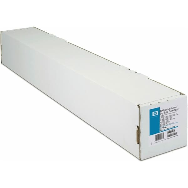 HP Premium Instant-dry Satin -610 mm x 22.9 m (24 in x 75 ft) photo paper