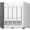 QNAP TS-433 NAS Tower Ethernet LAN White Cortex-A55