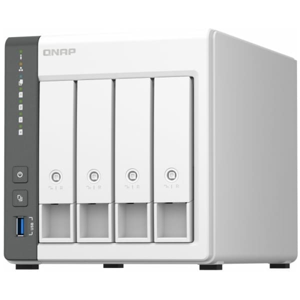 QNAP TS-433 NAS Tower Ethernet LAN White Cortex-A55