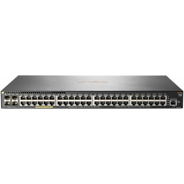 Hewlett Packard Enterprise Aruba 2930F 48G PoE+ 4SFP+ Managed L3 Gigabit Ethernet (10/100/1000) Power over Ethernet (PoE) 1U Grey
