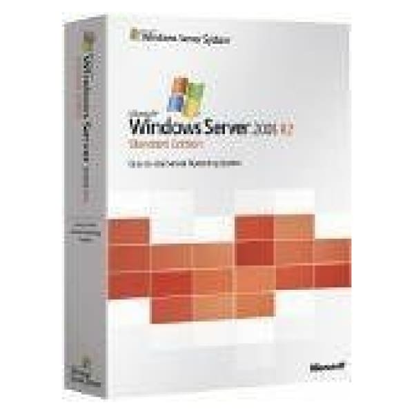 Microsoft Windows Server 2003 R2 Standard Edition + SP2, 5 Clients (EN) 5 license(s)
