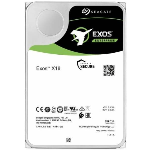 Seagate Exos X18 3.5" 16000 GB SAS
