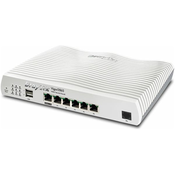 Draytek Vigor 2865 wired router Gigabit Ethernet Grey, White