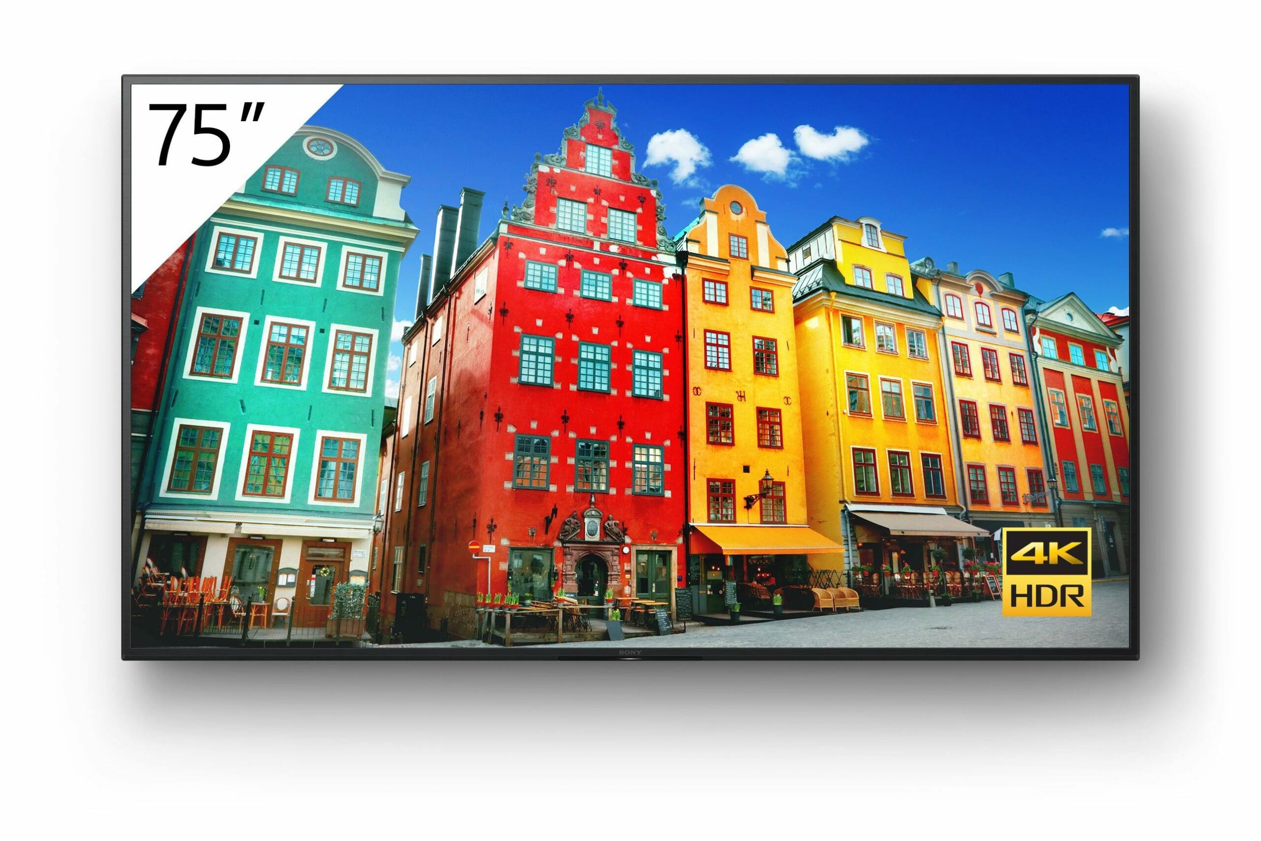 Sony FW-75BZ30J Signage Display Digital signage flat panel 190.5 cm (75″) IPS Wi-Fi 440 cd/m² 4K Ultra HD Black Built-in processor Android 10 24/7