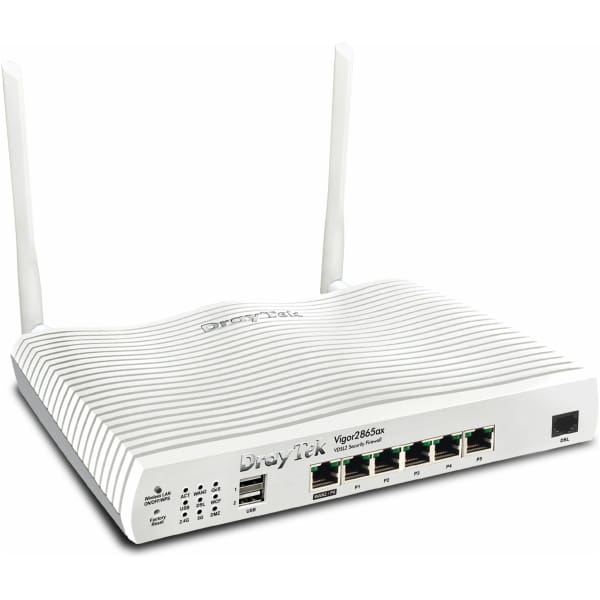 Draytek Vigor 2865ax wireless router Gigabit Ethernet Dual-band (2.4 GHz / 5 GHz) White