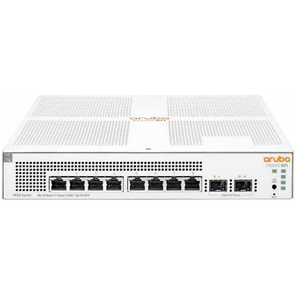 Hewlett Packard Enterprise Aruba Instant On 1930 Managed L2+ Gigabit Ethernet (10/100/1000) Power over Ethernet (PoE) 1U White