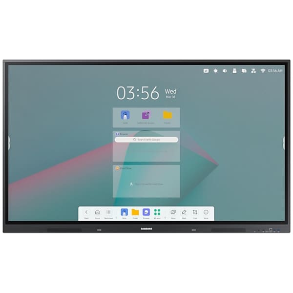 Samsung WA75C interactive whiteboard 190.5 cm (75″) 3840 x 2160 pixels Touchscreen Black