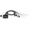 ATEN 2-Port USB DisPlayPort Cable KVM Switch