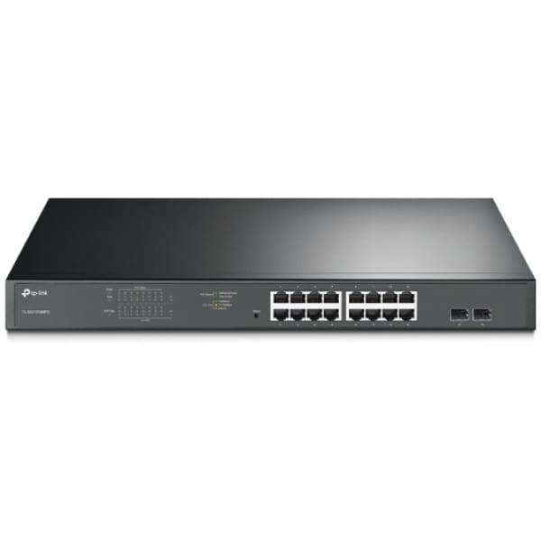 TP-Link JetStream 16-Port Gigabit Easy Smart PoE/PoE+ Switch