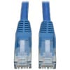 Tripp Lite N201-010-BL Cat6 Gigabit Snagless Molded (UTP) Ethernet Cable (RJ45 M/M), PoE, Blue, 10 ft. (3.05 m)