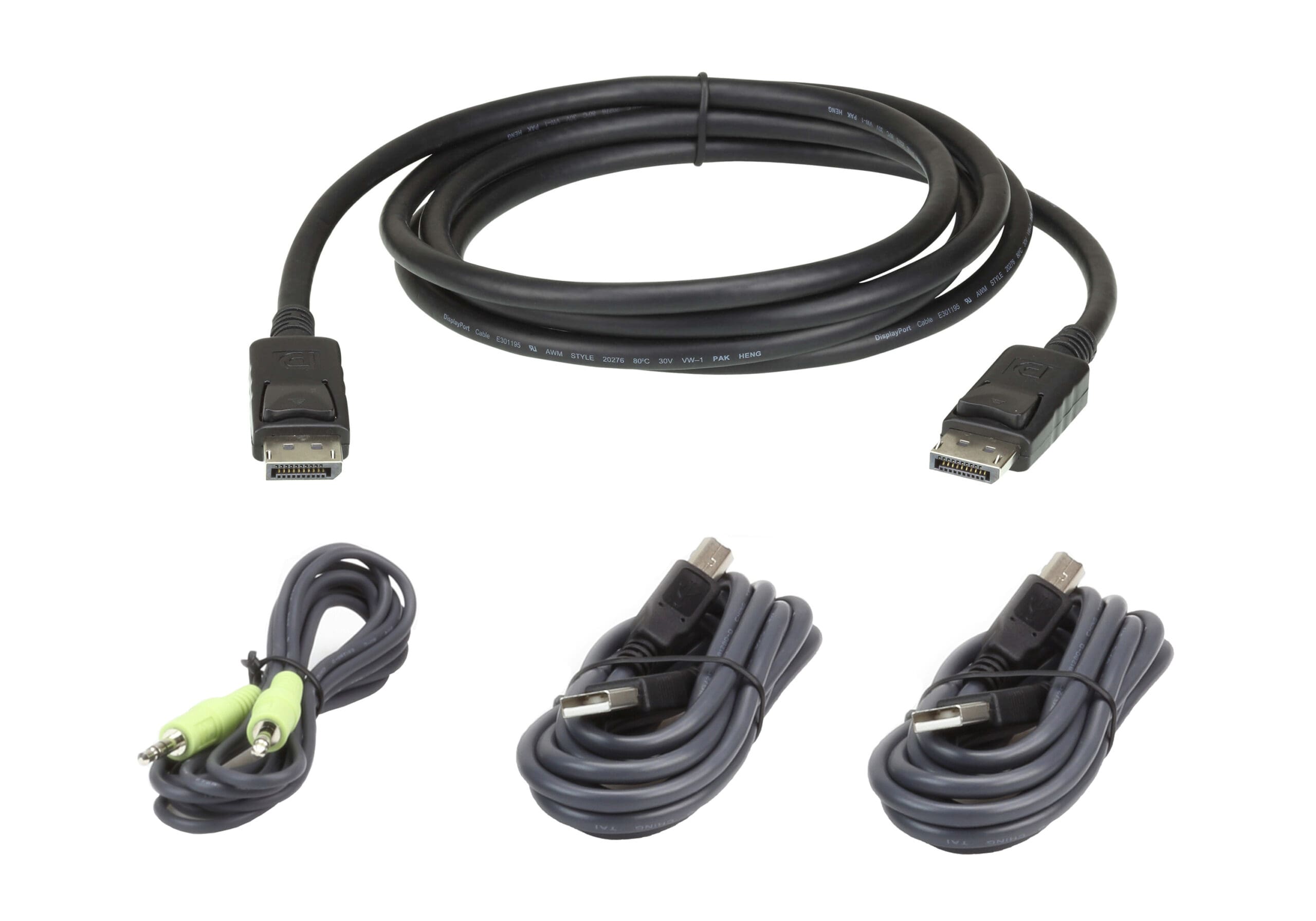 ATEN DisplayPort Secure KVM; 1,8M USB DisplayPort