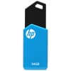 HP v150w USB flash drive 64 GB USB Type-A 2.0 Black, Blue