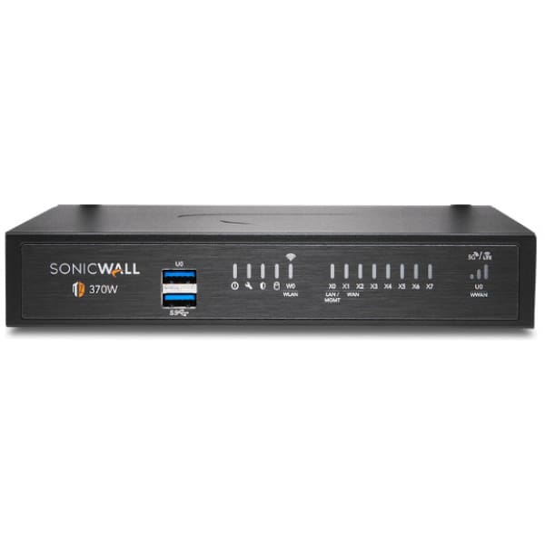 SonicWall TZ370 hardware firewall 3000 Mbit/s