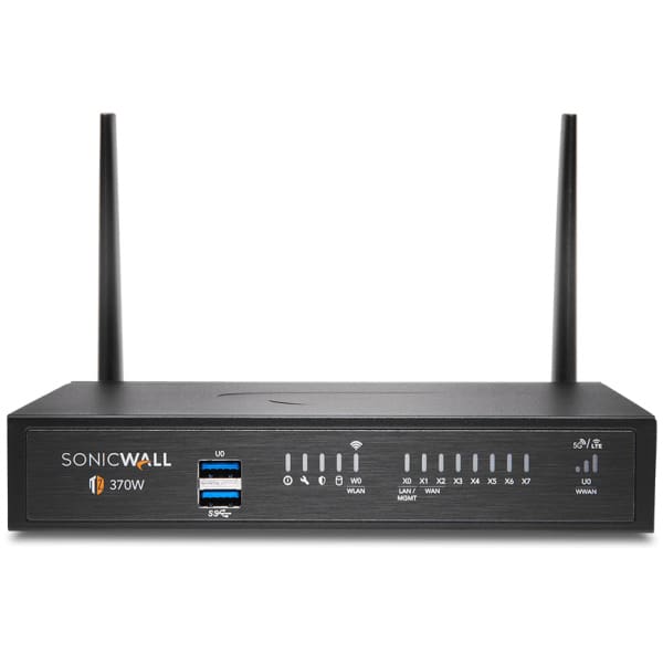 SonicWall TZ370W hardware firewall 3000 Mbit/s