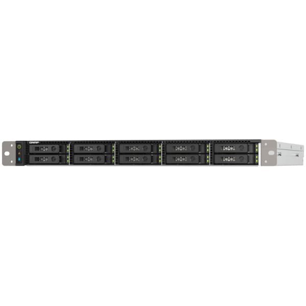 QNAP TS-h1090FU NAS Rack (1U) Ethernet LAN Black, Grey 7232P