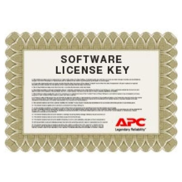 APC AP9525 software license/upgrade 25 license(s)