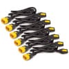 APC AP8706S-NA power cable Black, Yellow 1.8 m C13 coupler C14 coupler