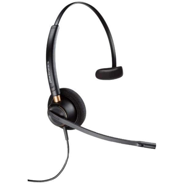 POLY EncorePro HW510 Headset Wired Head-band Office/Call center Black
