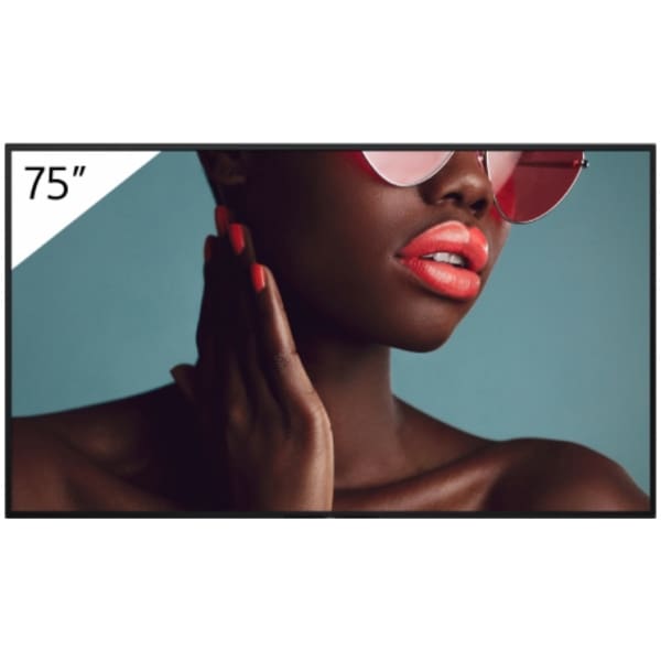 Sony FW-75BZ40L/TM Signage Display Digital signage flat panel 190.5 cm (75") LCD Wi-Fi 700 cd/m² 4K Ultra HD Black Android 24/7