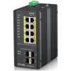 Zyxel RGS200-12P Managed L2 Gigabit Ethernet (10/100/1000) Power over Ethernet (PoE) Black